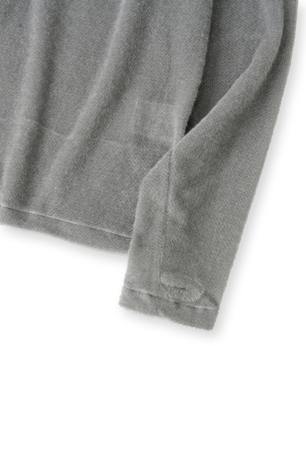 Hatchingroom - Fuzzy Mesh Tee Light (Grey) product image 4 | TRAB K-Fashion Australia