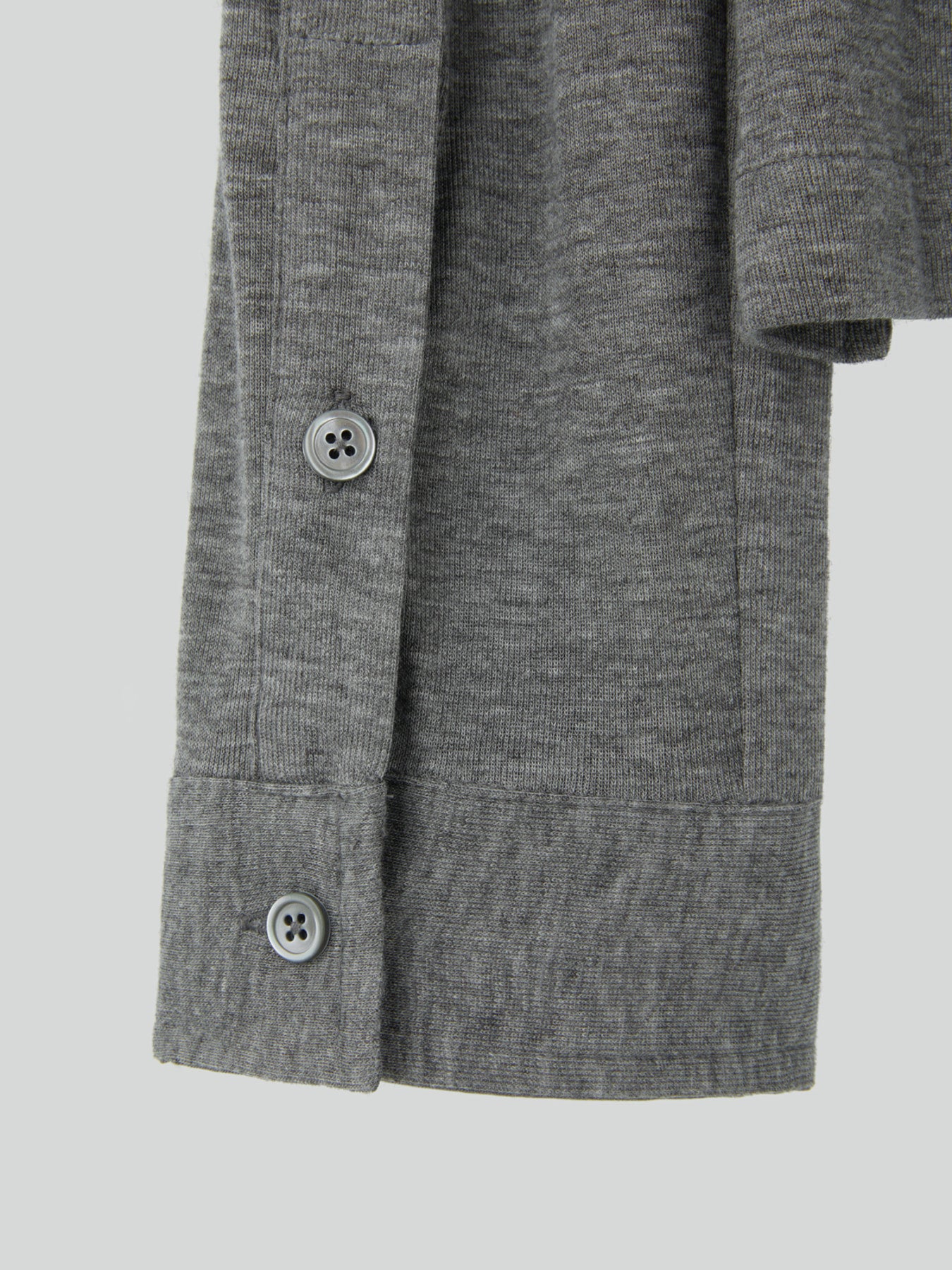 Recto - Slim Fit Jersey Shirt (Melange Grey) product image 9 | TRAB K-Fashion Australia