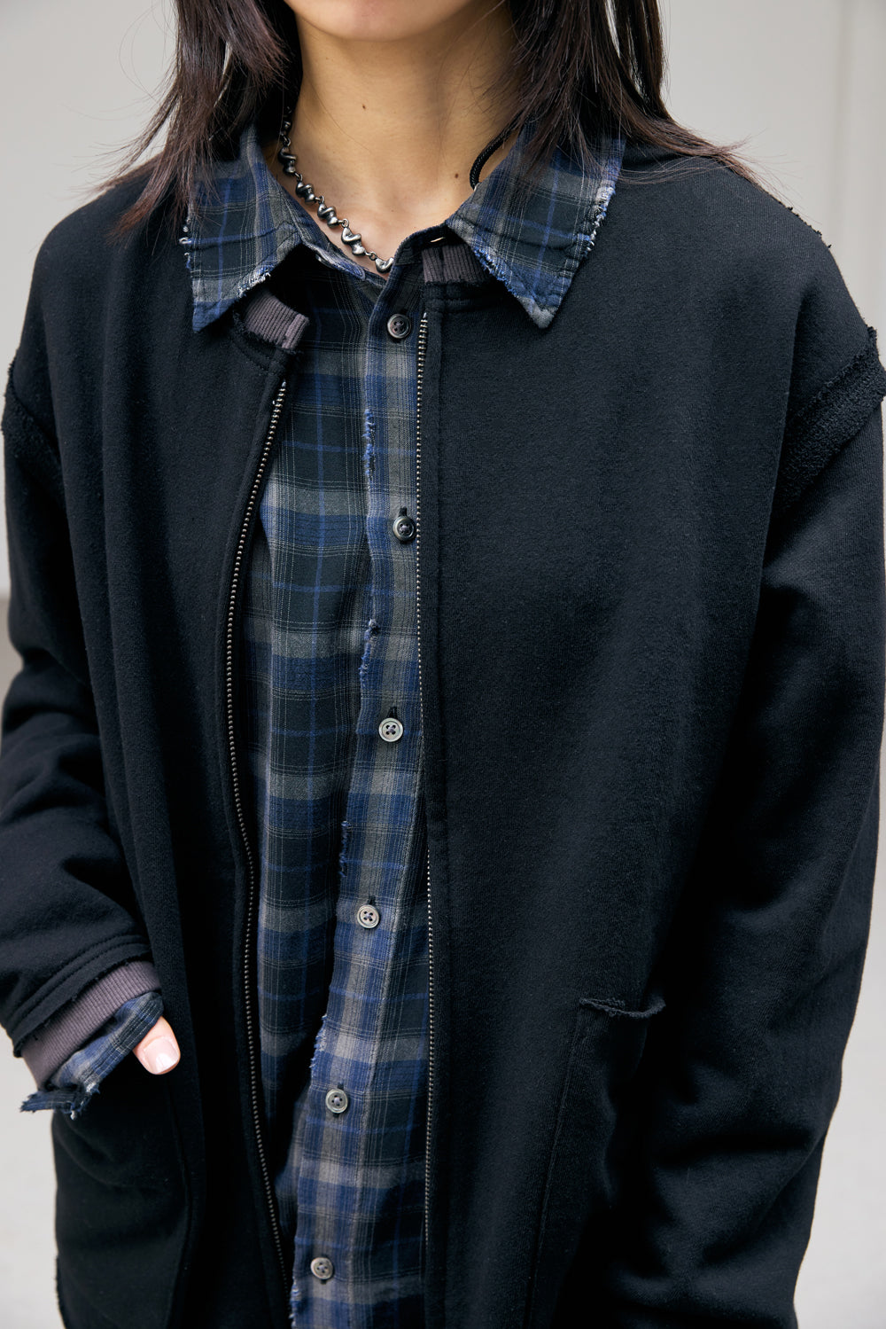 Hatchingroom - Ringer Cardigan (Black) product image 9 | TRAB K-Fashion Australia