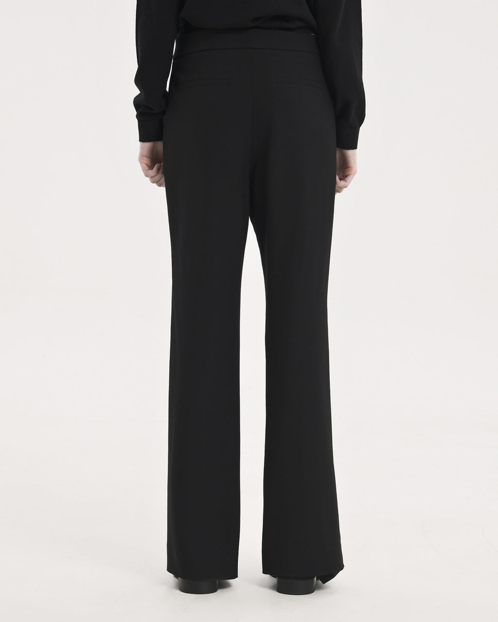 Brownyard - Lowrise Slit Pants (Black) product image 2 | TRAB K-Fashion Australia