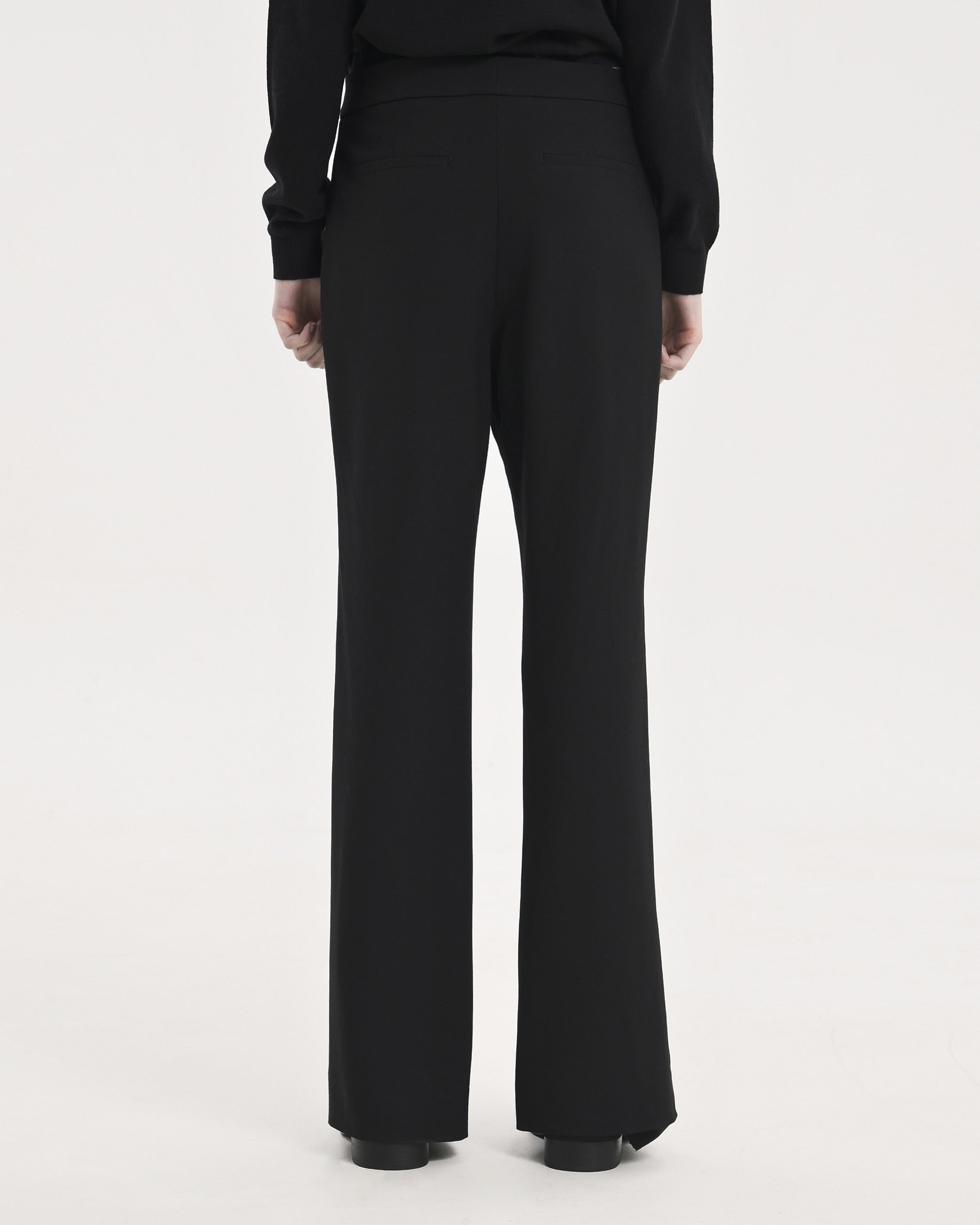 Brownyard - Lowrise Slit Pants (Black) product image 2 | TRAB K-Fashion Australia
