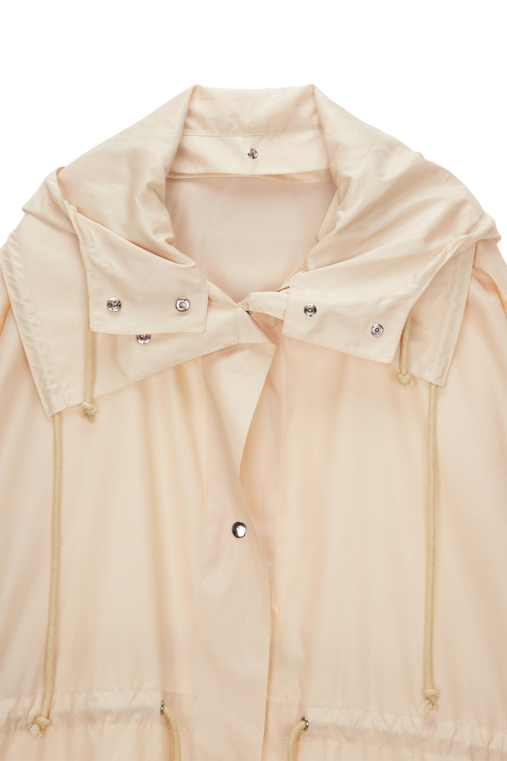 Matin Kim - City Breeze Maxi Windbreaker (Beige) product image 3 | TRAB K-Fashion Australia