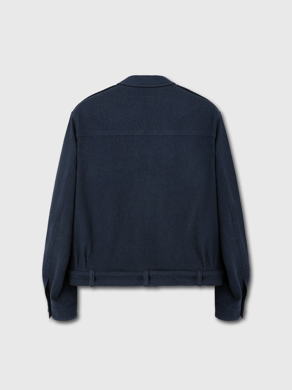 Tonywack - Wool Bouclé Officer Jacket (Navy Teal) product image 10 | TRAB K-Fashion Australia
