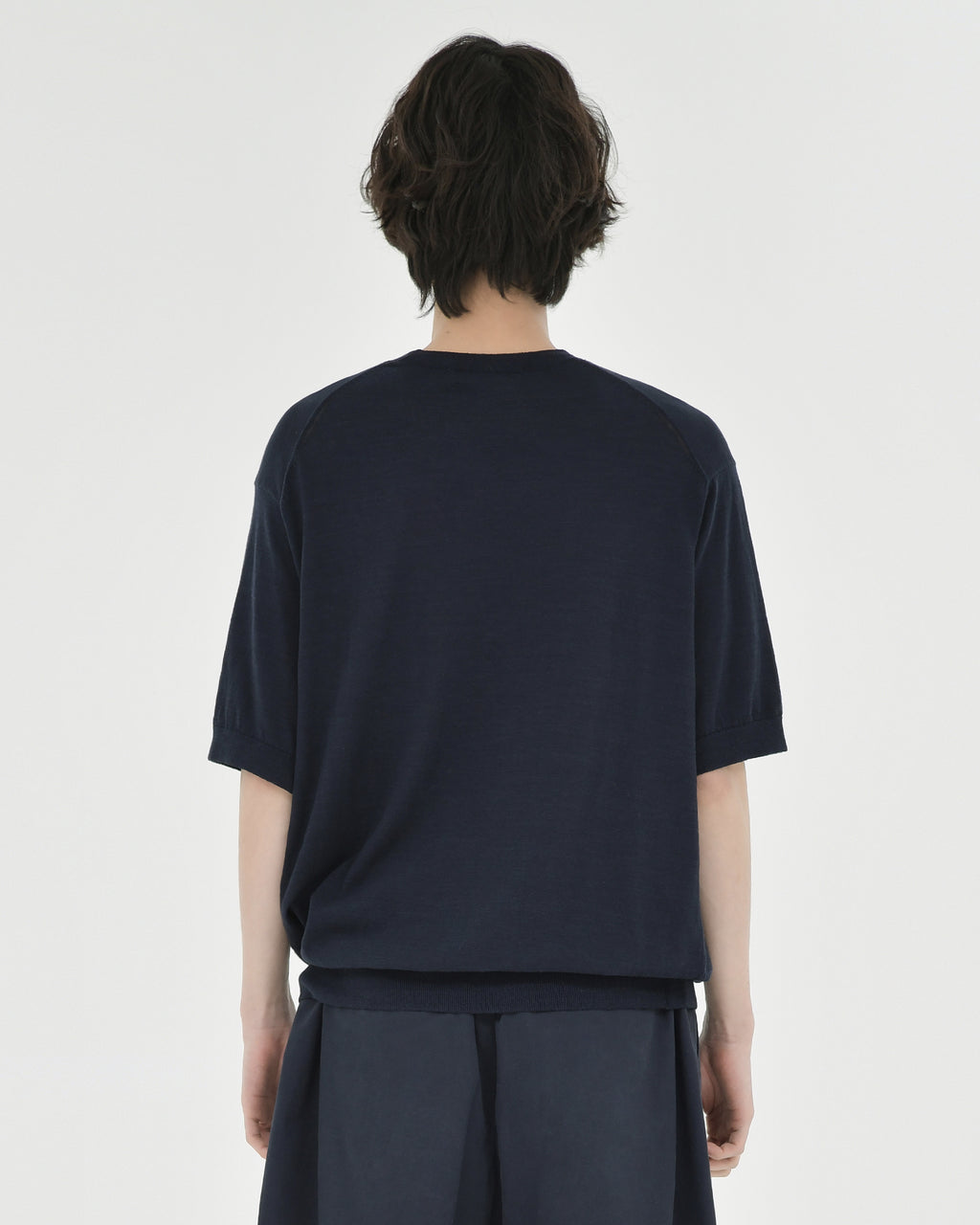 Brownyard - Supima Cotton Half Knit (Dark Navy) product image 2 | TRAB K-Fashion Australia