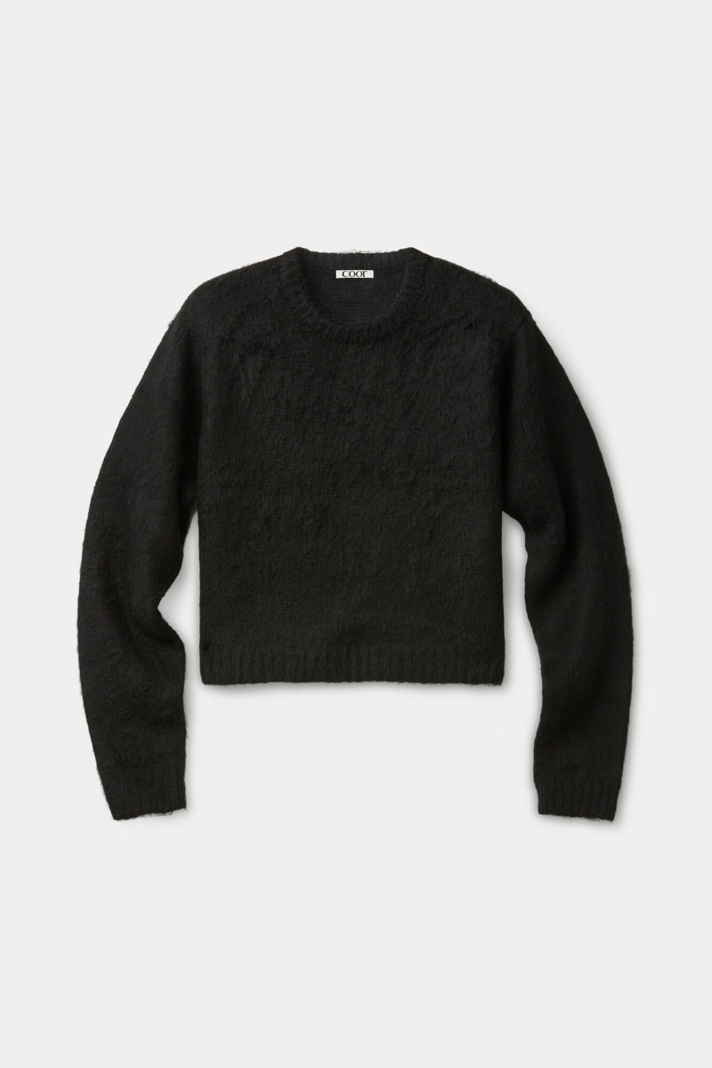 Coor - Brushed Cropped Knit (Black) product image 1 | TRAB K-Fashion Australia