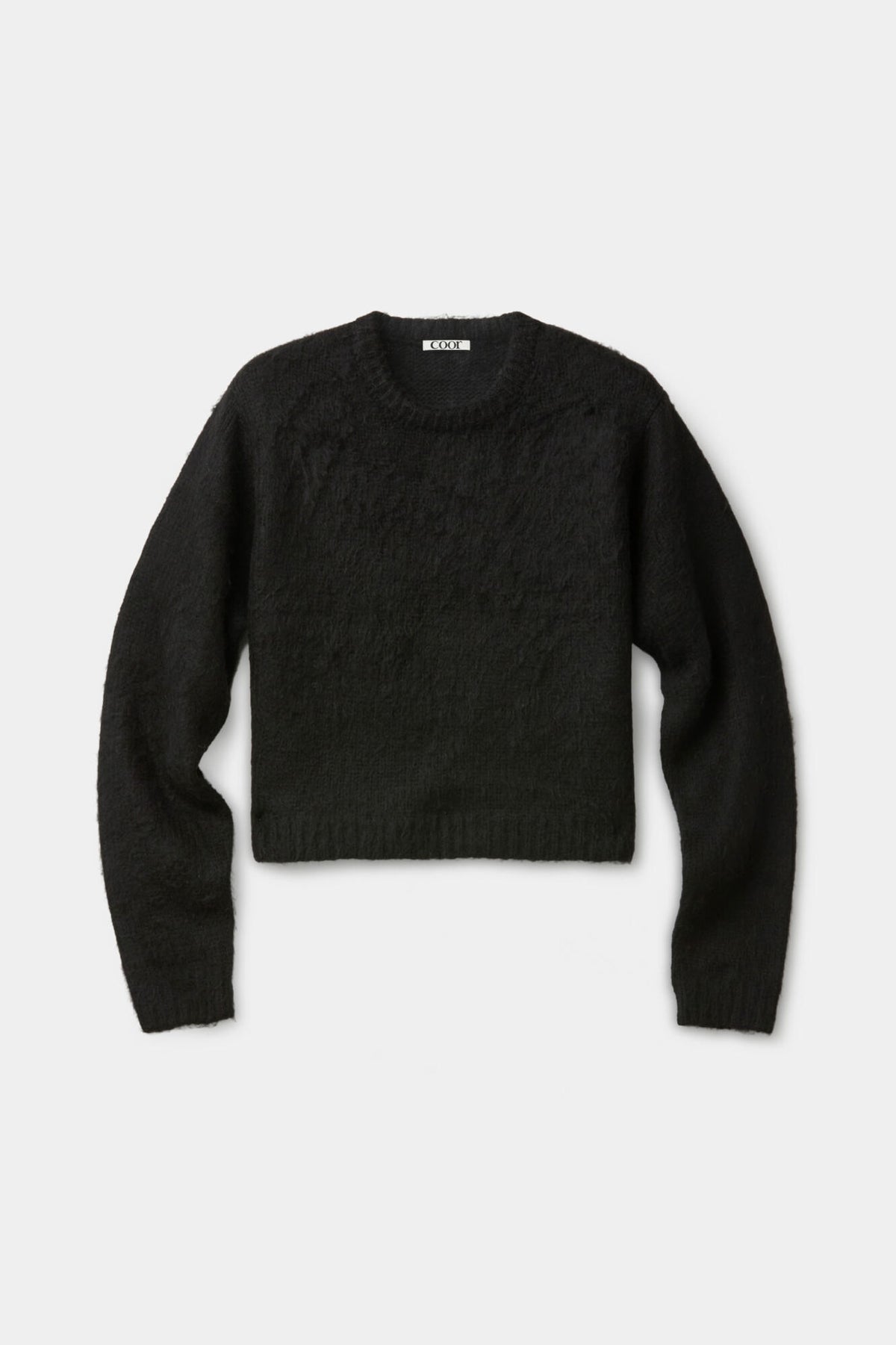 Coor - Brushed Cropped Knit (Black) product image 1 | TRAB K-Fashion Australia