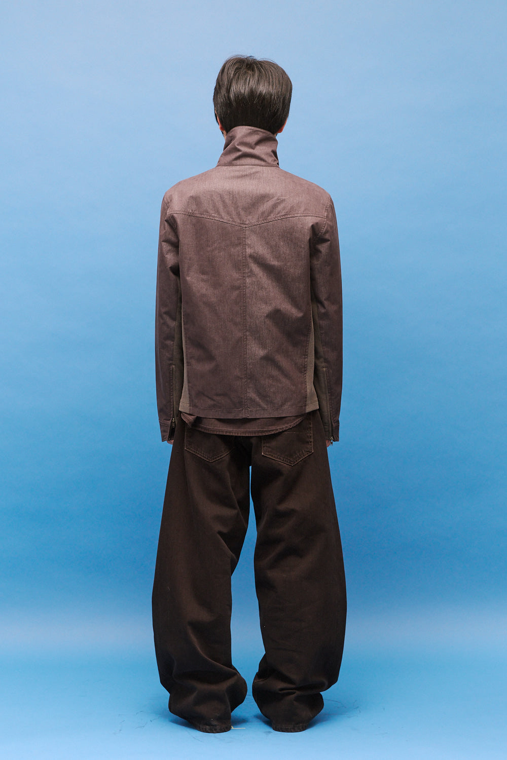 Hatchingroom - Funnel Neck Jacket (Brown) product image 9 | TRAB K-Fashion Australia