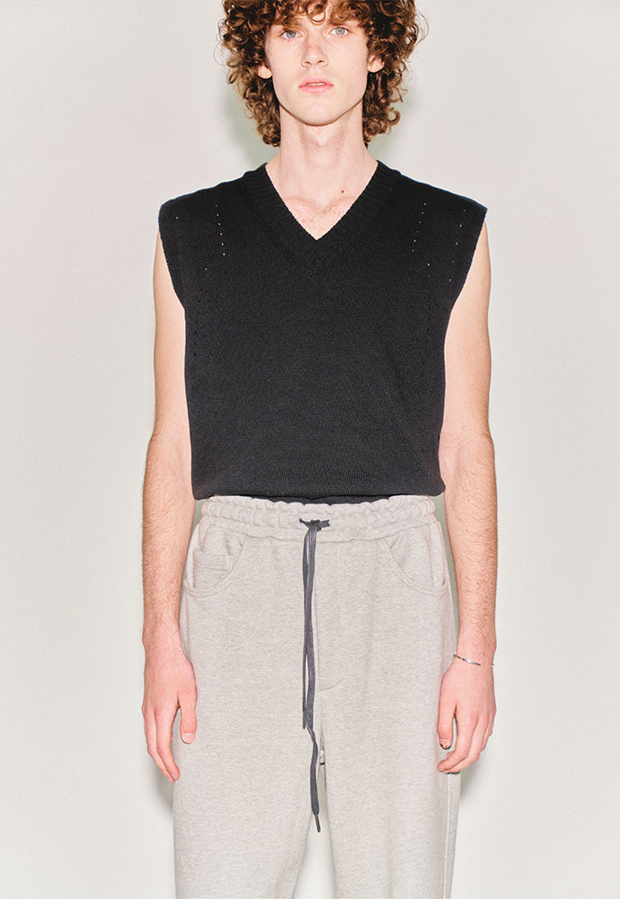 Tonywack - Smooth Brushed-Jersey 4-Pocket Lounge Pants (Melange Grey) product image 4 | TRAB K-Fashion Australia