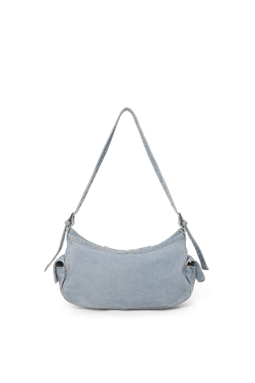 Matin Kim - Matin Dust Denim Side Pocket Bag (Light Blue) product image 3 | TRAB K-Fashion Australia