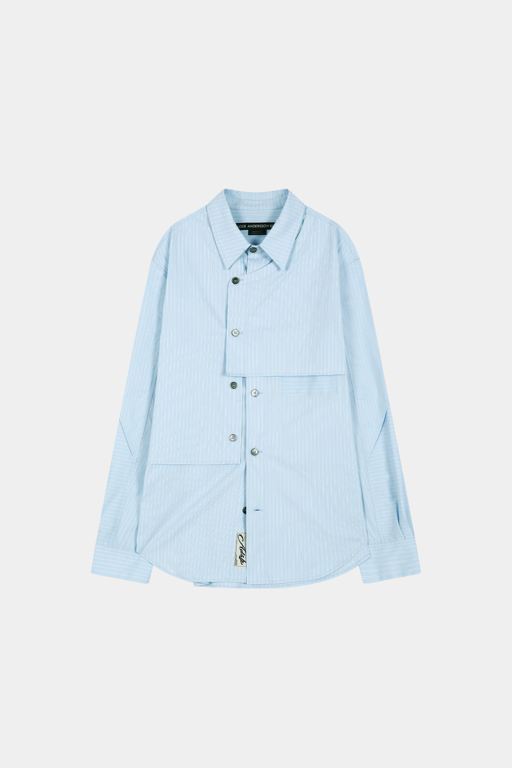 Andersson Bell - Maey Stripe Layered Shirt (blue Stripe) (Blue Stripe) product image 10 | TRAB K-Fashion Australia