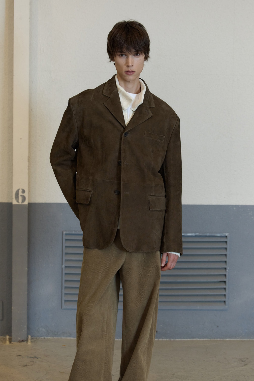 STU - Goat Suede Blazer Brown (OC) product image 10 | TRAB K-Fashion Australia