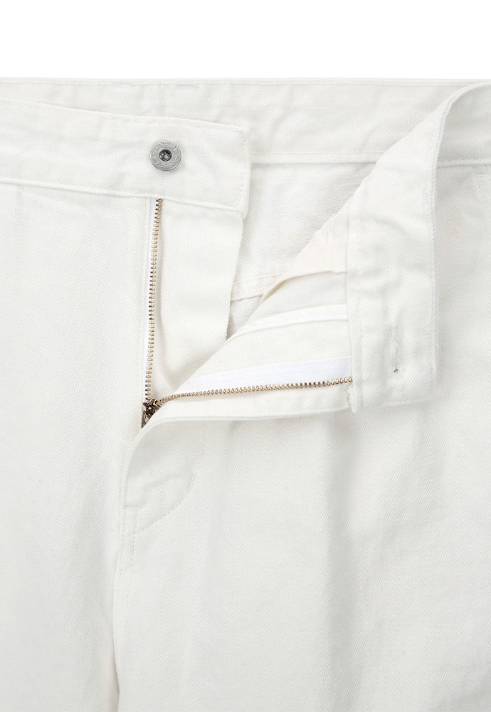 Art if acts - One Tuck Curve Denim Pants (Off White) product image 8 | TRAB K-Fashion Australia