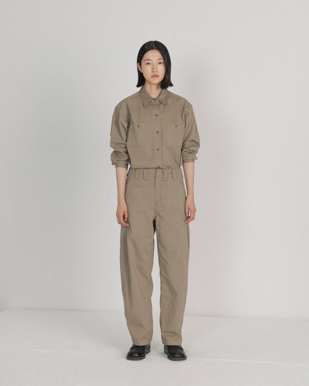 Brownyard - Washed Work Shirt (Dark Beige) product image 2 | TRAB K-Fashion Australia