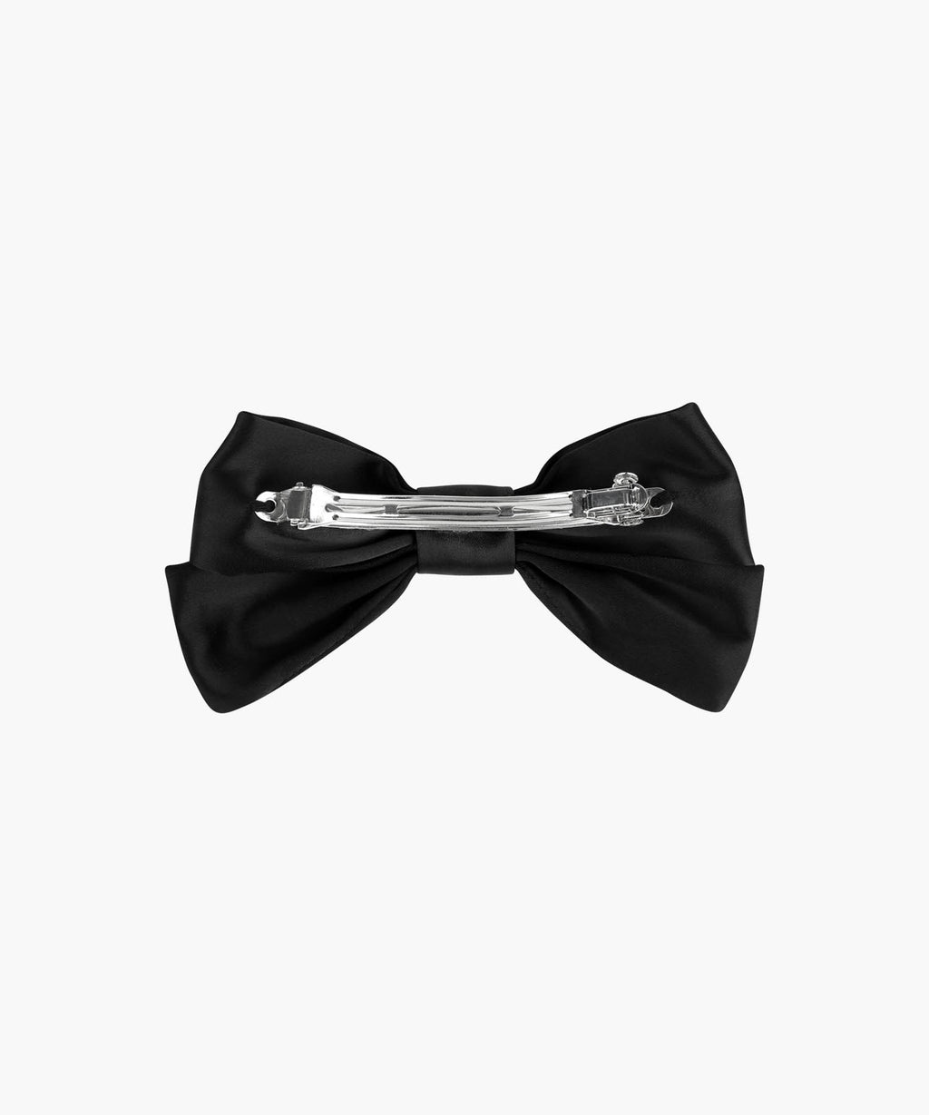 Marithe & Francois Girbaud - Circle Logo Ribbon Hair Pin (Black) product image 2 | TRAB K-Fashion Australia