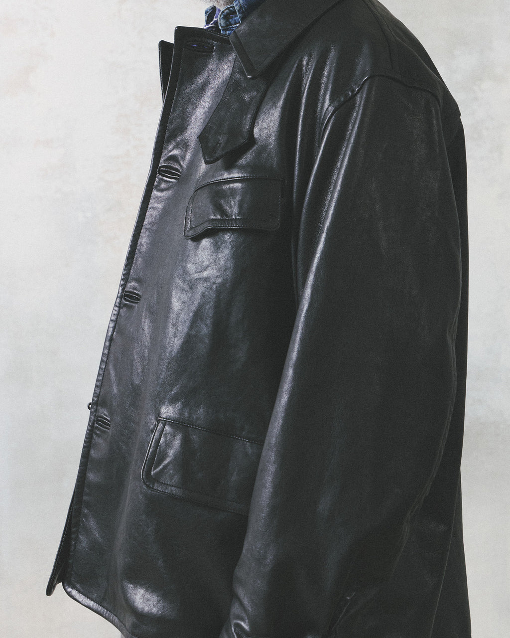 Eastlogue - Architect Work Leather Jacket (Black) product image 4 | TRAB K-Fashion Australia