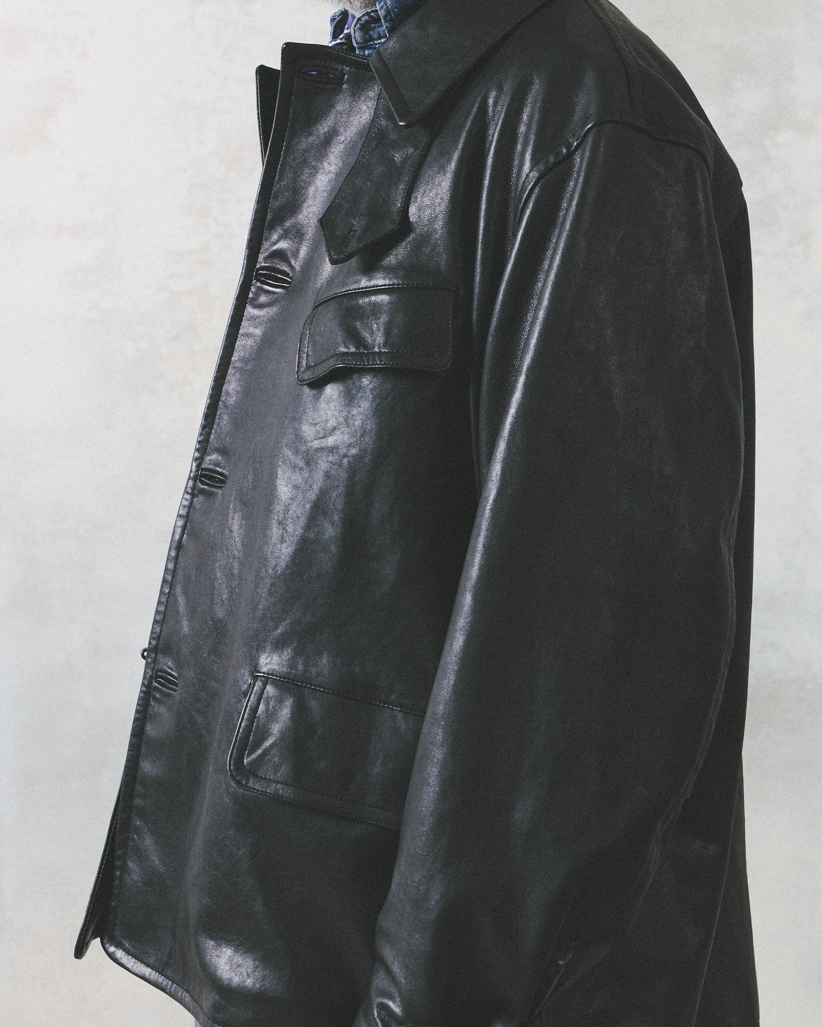 Eastlogue - Architect Work Leather Jacket (Black) product image 4 | TRAB K-Fashion Australia