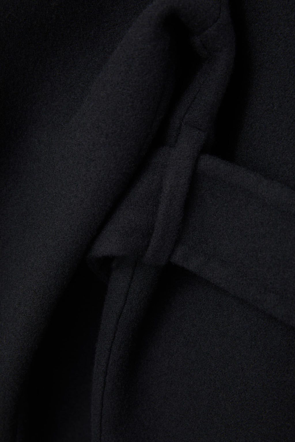 Recto - Classic Belted Handmade Coat (Black) product image 12 | TRAB K-Fashion Australia