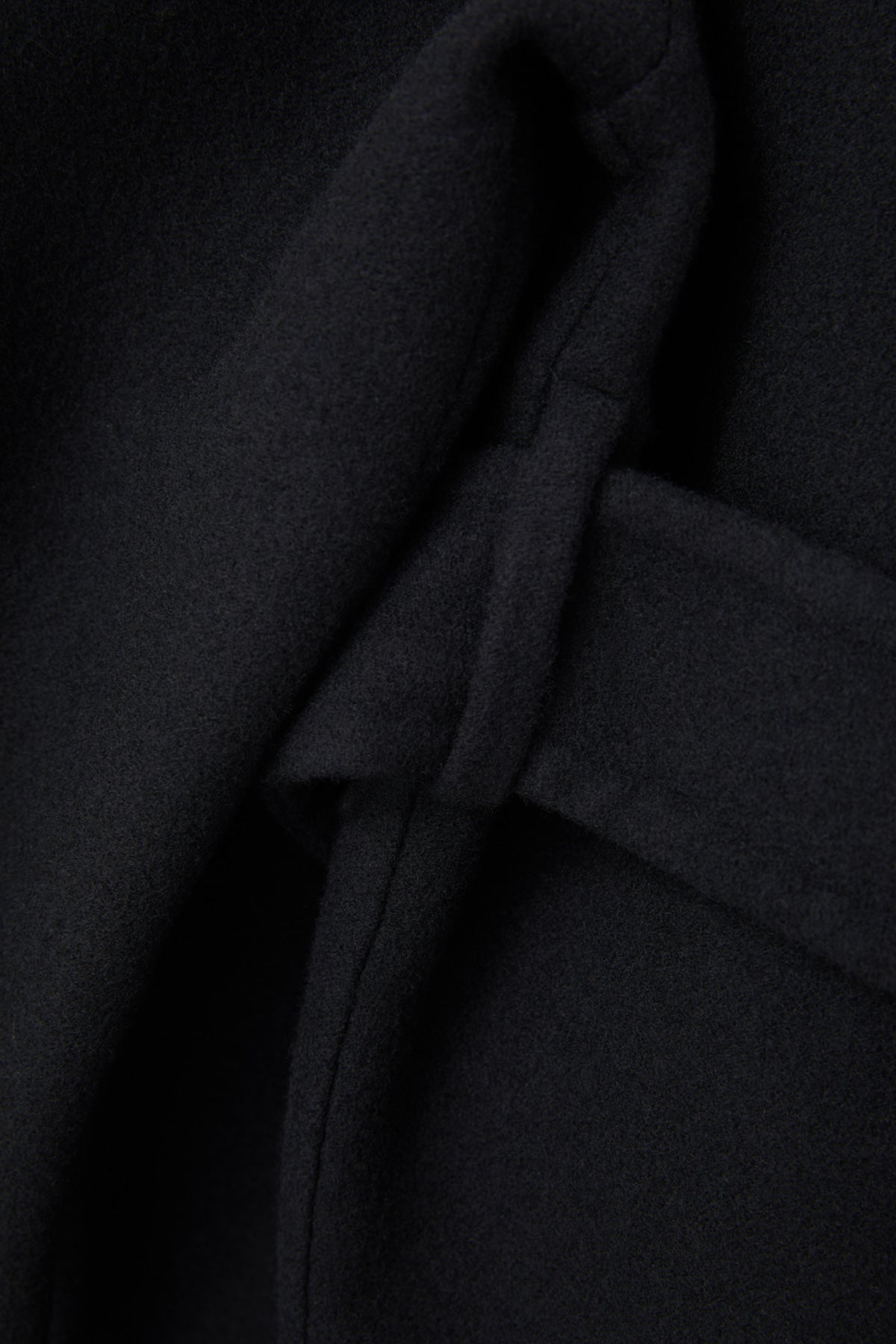 Recto - Classic Belted Handmade Coat (Black) product image 12 | TRAB K-Fashion Australia