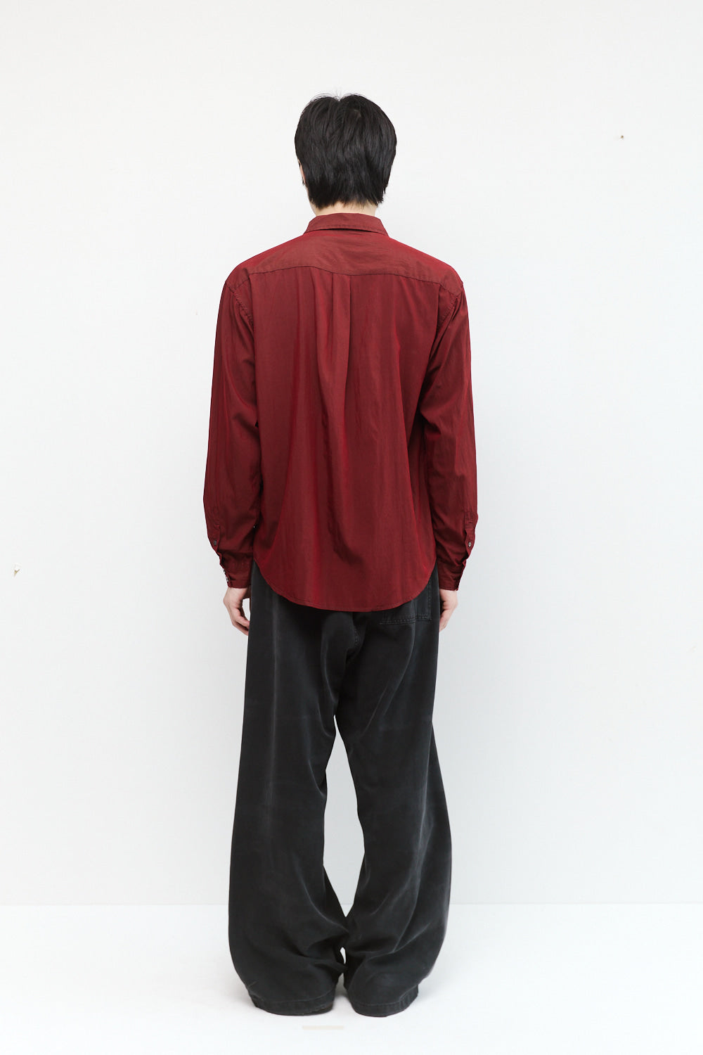 Hatchingroom - Rana Shirt Over Dyed Dark (Red) product image 4 | TRAB K-Fashion Australia