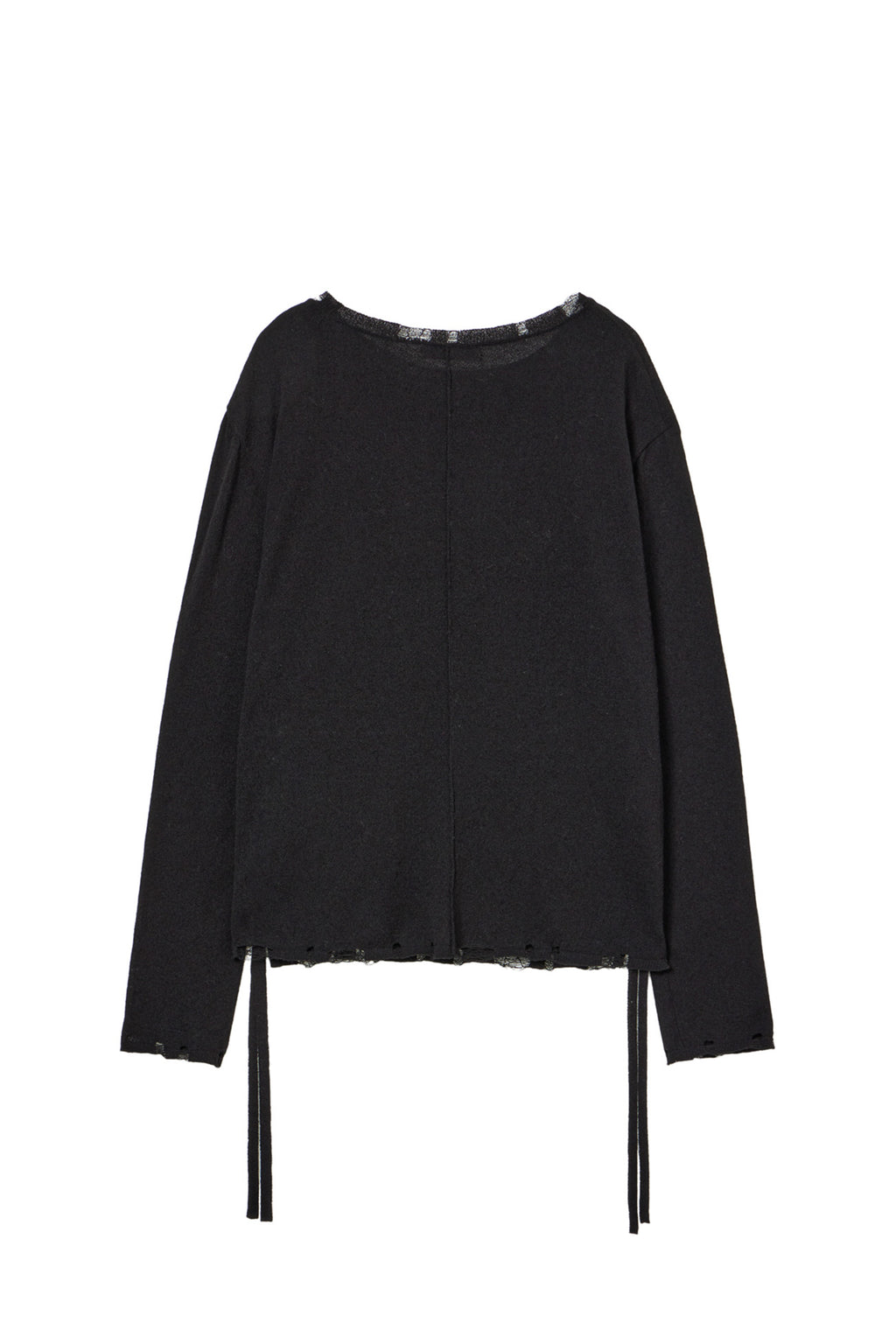 Deinet - Side Tie Knit (Black) product image 2 | TRAB K-Fashion Australia