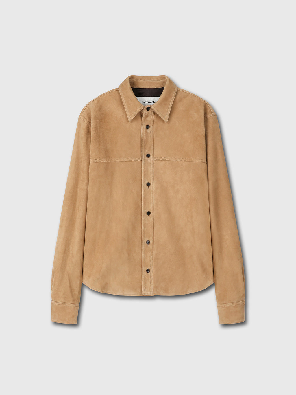 Tonywack - Suede Regular Fit Shirt (Light Beige) product image 8 | TRAB K-Fashion Australia