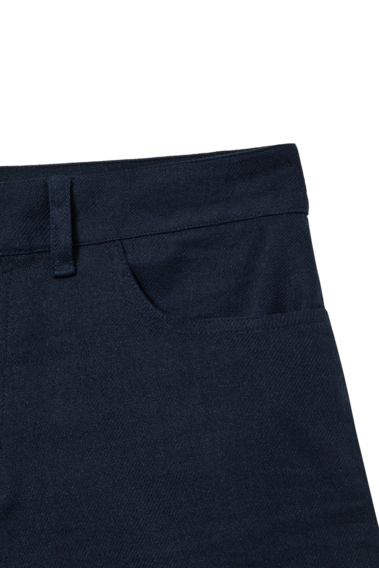 Deinet - Deinet D Logo Linen Shorts (Navy) product image 4 | TRAB K-Fashion Australia