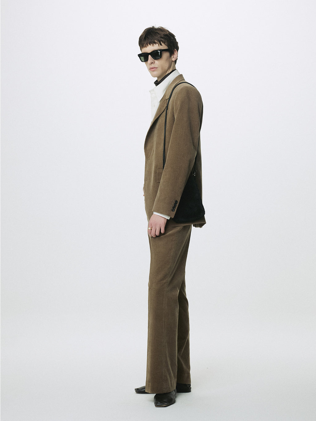Tonywack - Corduroy Single-Breasted Jacket (Beige Taupe) product image 4 | TRAB K-Fashion Australia