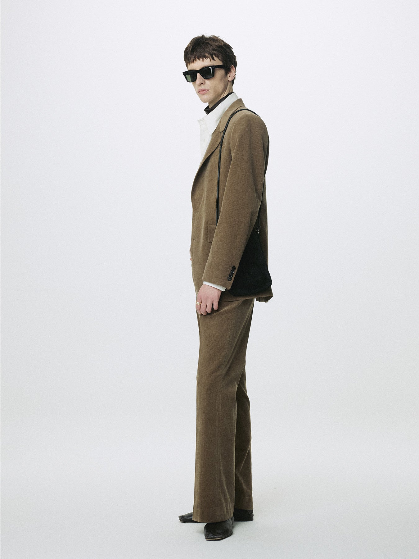Tonywack - Corduroy Single-Breasted Jacket (Beige Taupe) product image 4 | TRAB K-Fashion Australia