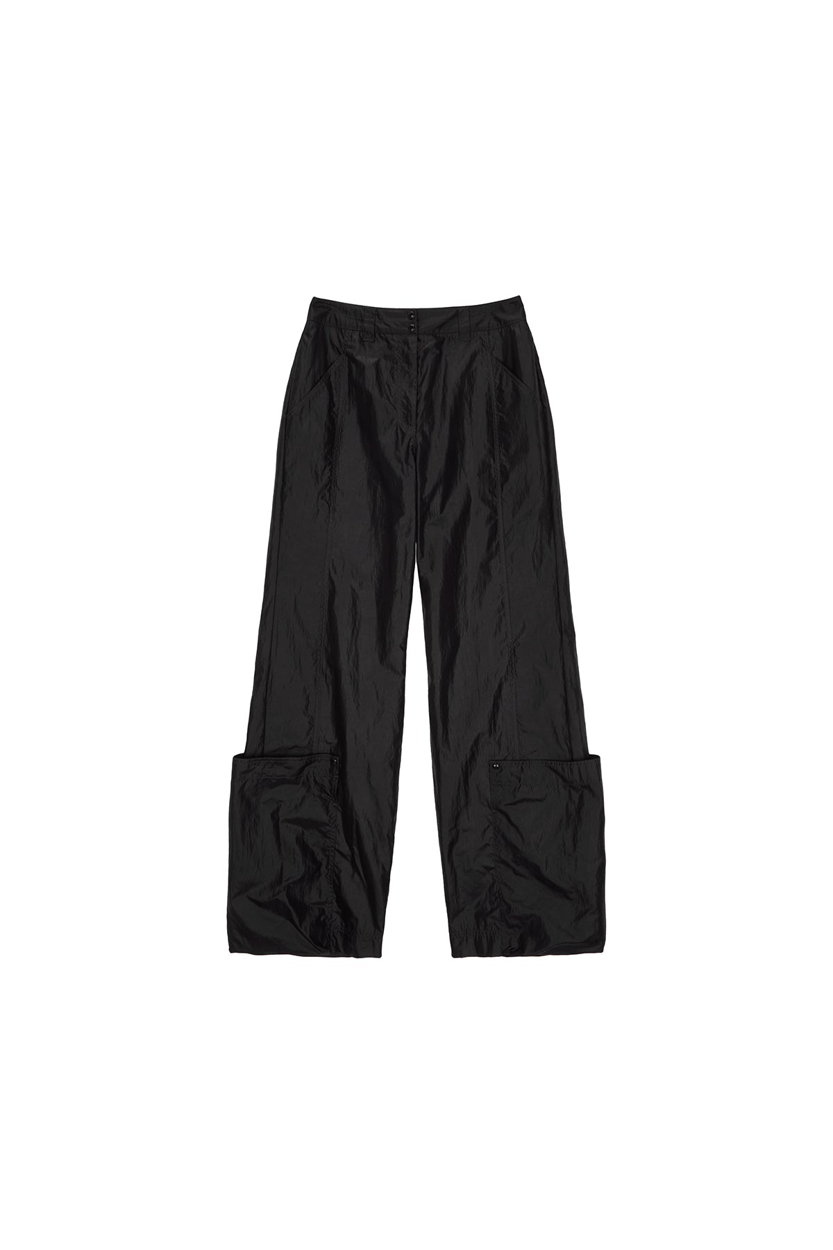 Matin Kim - Loose Pocket Nylon Pants (Beige) product image 11 | TRAB K-Fashion Australia