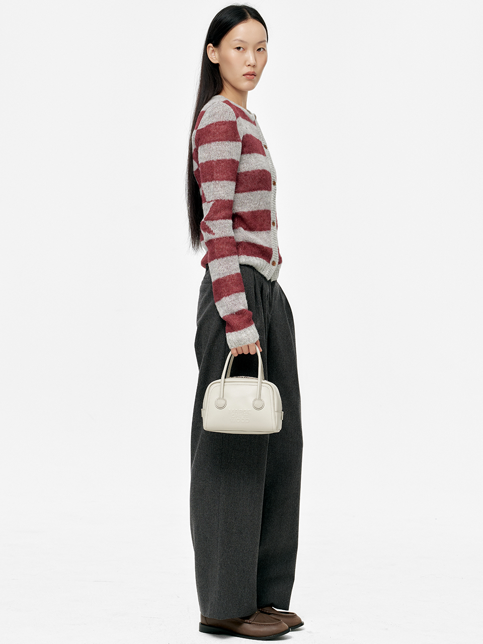 Marge Sherwood - Soft Tote Mini (Light Grey Plain) product image 3 | TRAB K-Fashion Australia