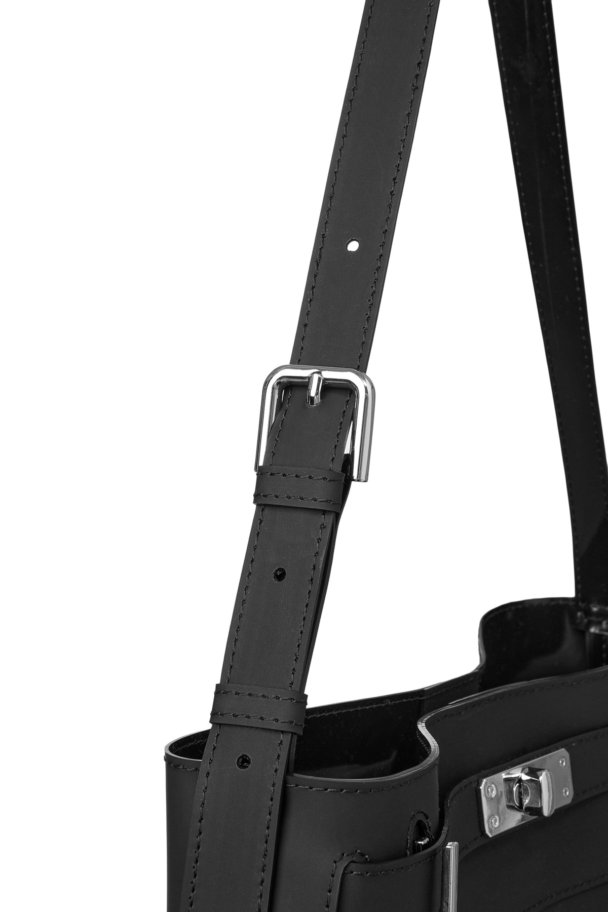 Deinet - Jelly Two-Way Middle Bag (Black) product image 6 | TRAB K-Fashion Australia