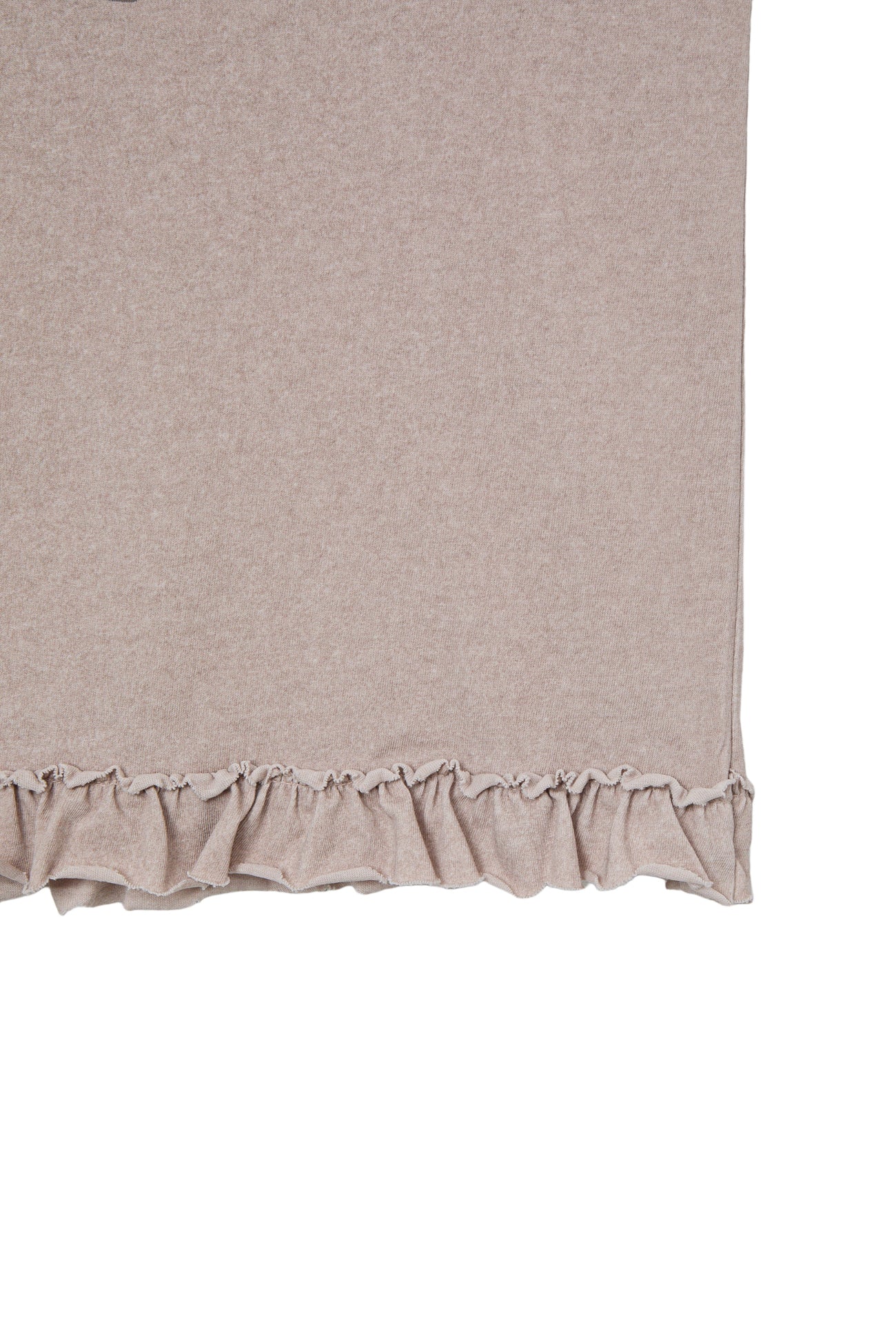 Deinet - Ruffle Washed T-Shirt (Beige) product image 5 | TRAB K-Fashion Australia