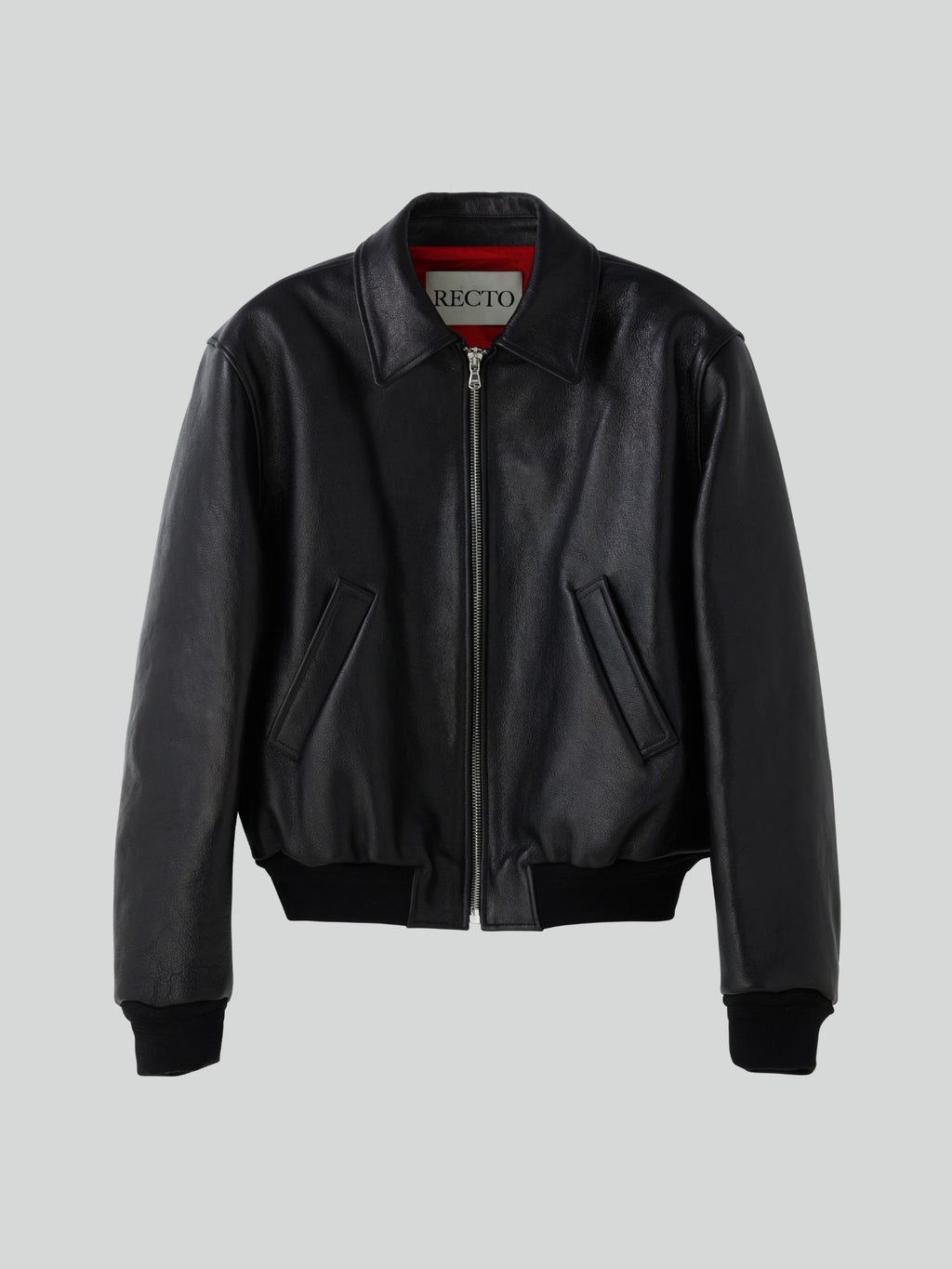 Recto - Ben Goat Leather Jumper (Black) product image 1 | TRAB K-Fashion Australia