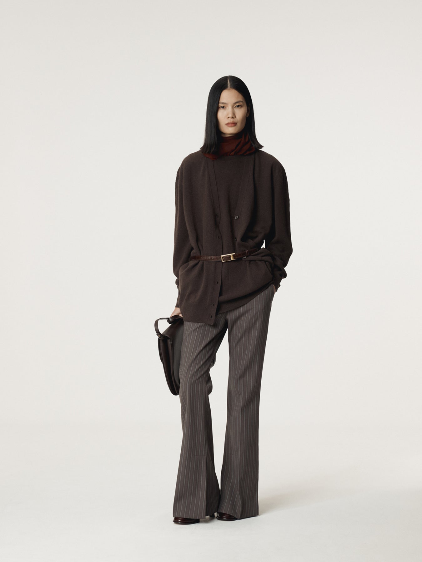 Recto - Rc Signature Stripe Flare Pants (Sepia Grey) product image 8 | TRAB K-Fashion Australia