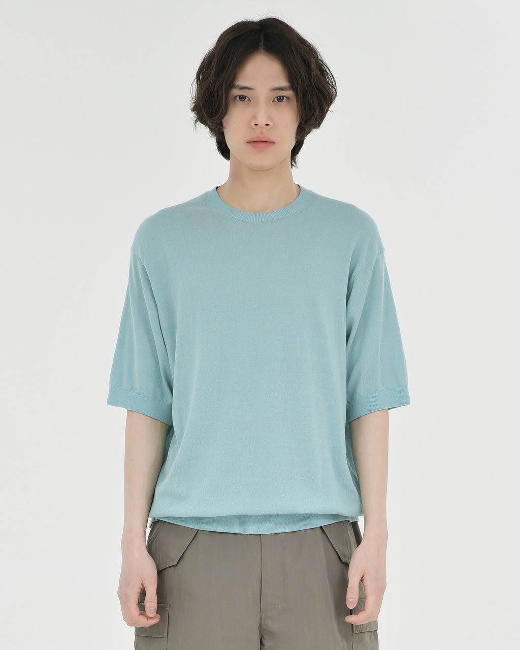 Brownyard - Supima Cotton Half Knit (Mint) product image 1 | TRAB K-Fashion Australia