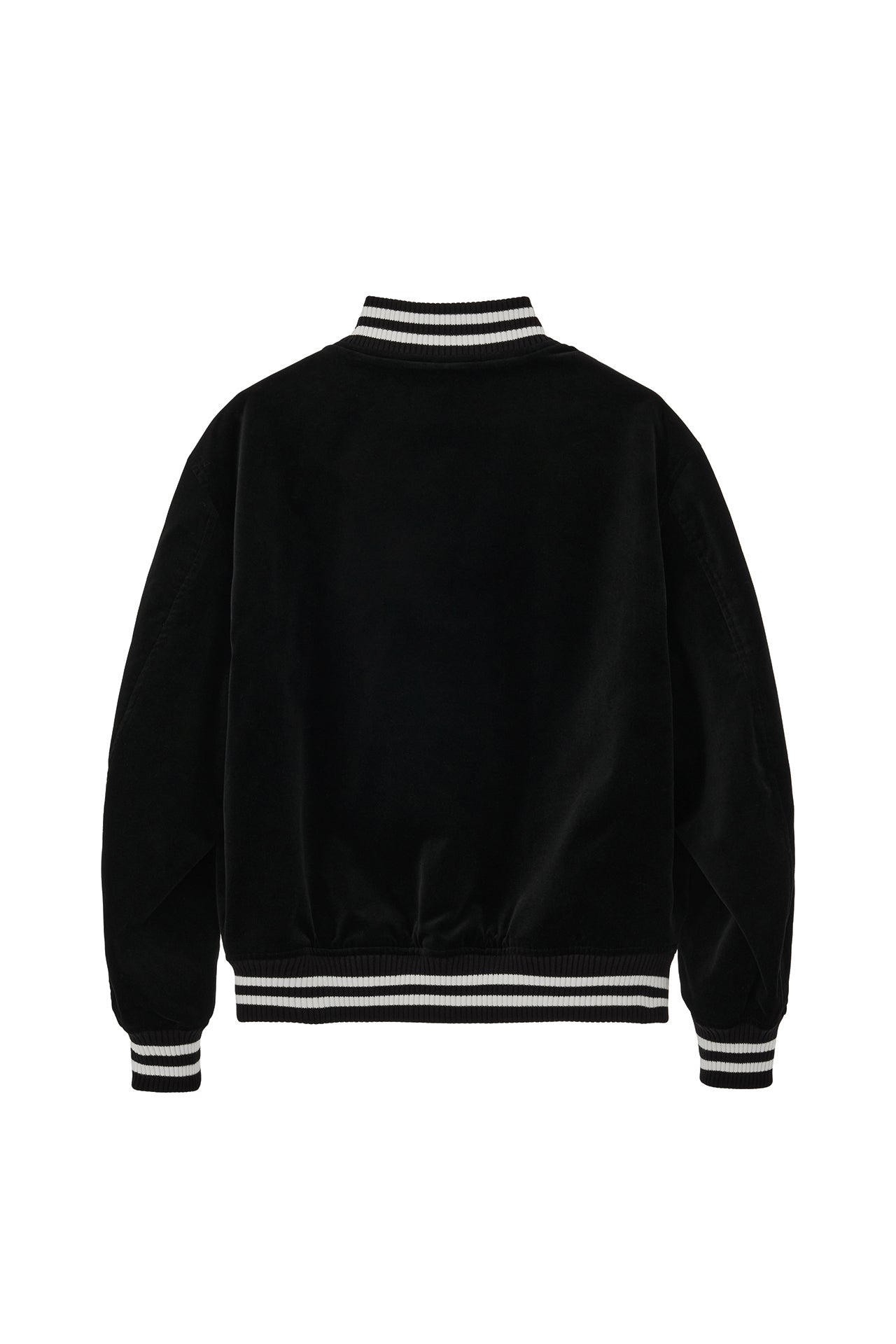 Stu - Embroidery Velvet Varsity (Black) product image 18 | TRAB K-Fashion Australia