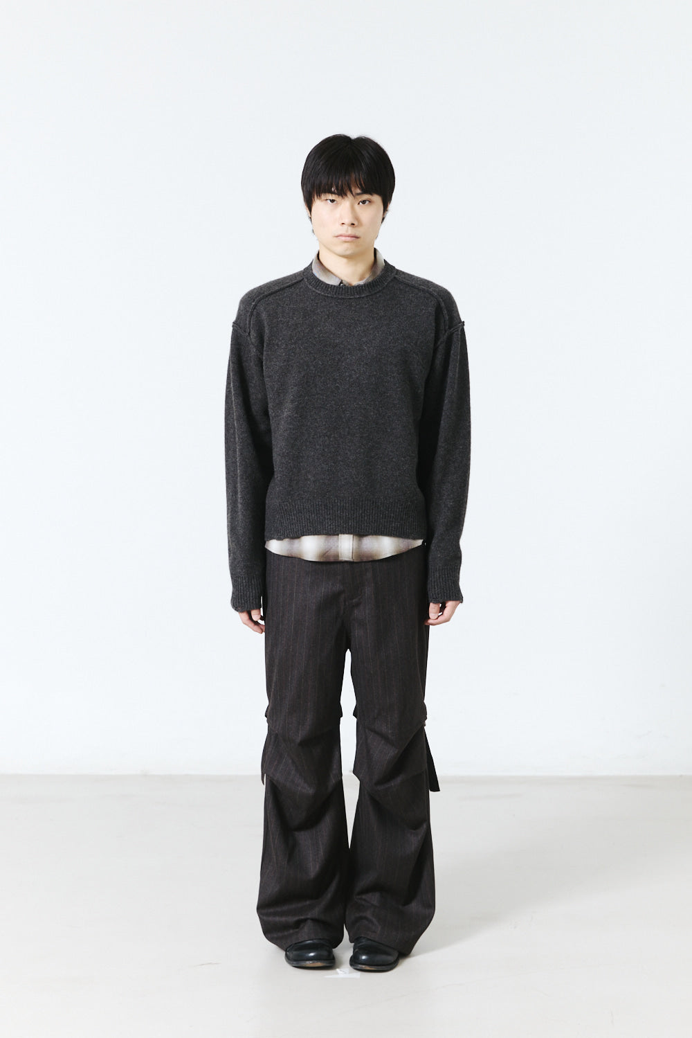 Hatchingroom - Reverse Damage Sweater (Charcoal) product image 7 | TRAB K-Fashion Australia