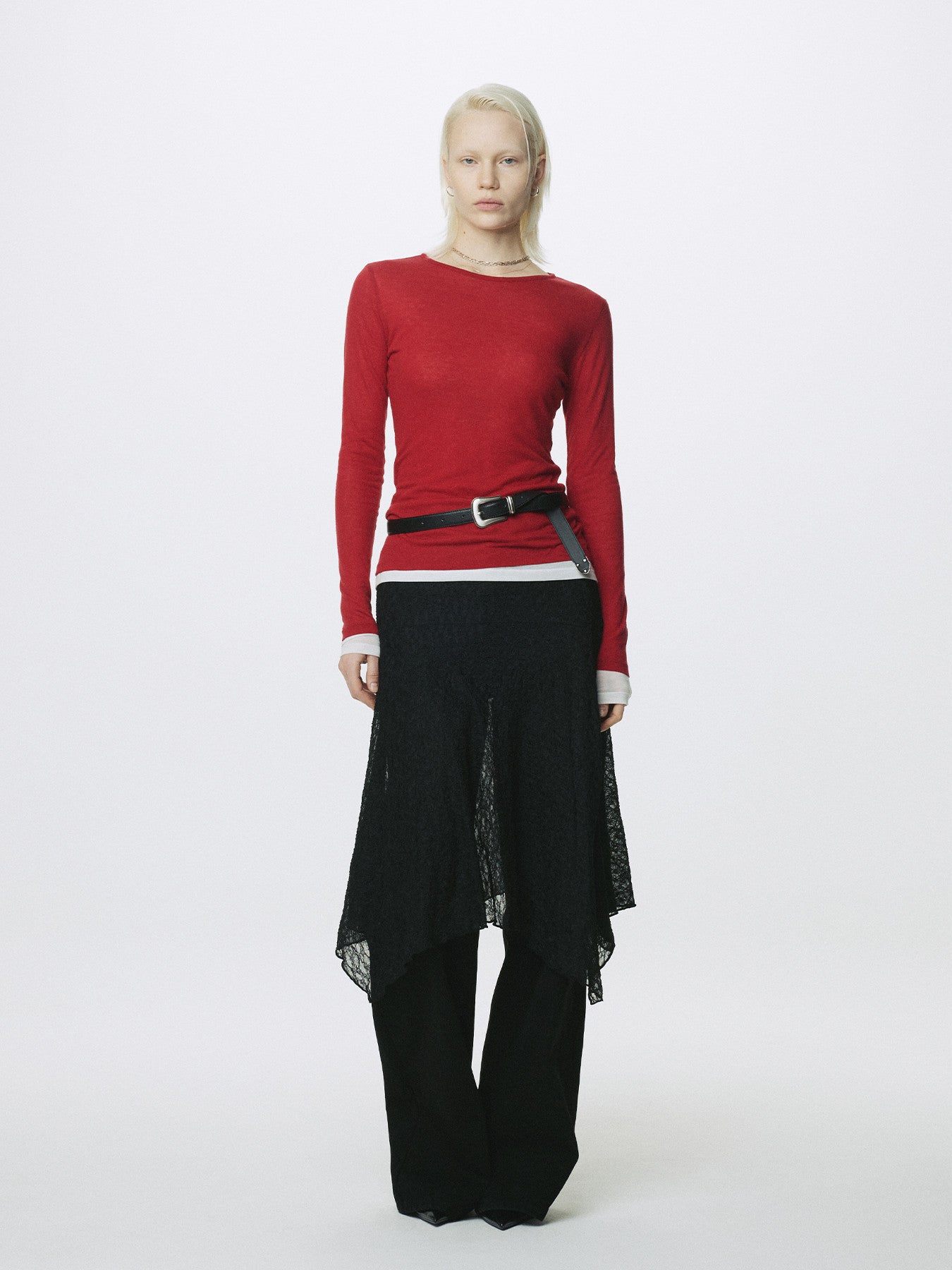 Tonywack - Wide-Leg Baggy Denim Jeans (Black) product image 5 | TRAB K-Fashion Australia