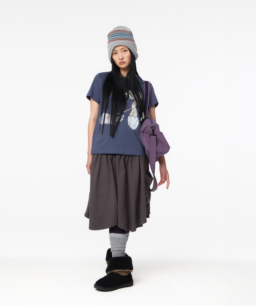 Coyseio - Teji Vintage Graphic T-Shirt (Navy) product image 3 | TRAB K-Fashion Australia