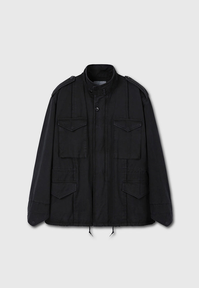 Tonywack - Garment-Dyed Gabardine Oversized Military Jacket (Carbon Pigment) product image 10 | TRAB K-Fashion Australia