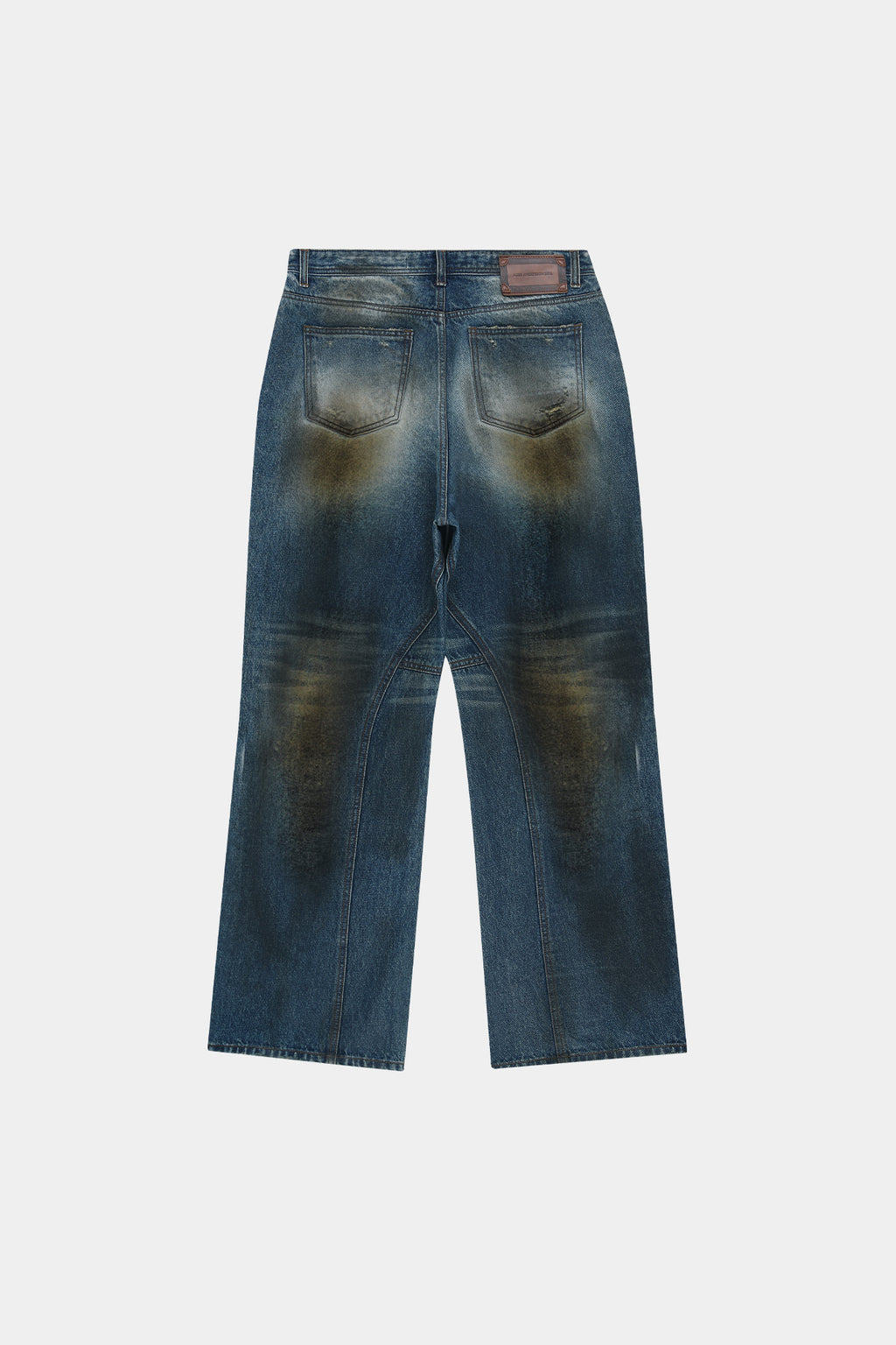 Andersson Bell - Unisex Coated Blue Wide-Leg Jeans (blue) (Blue) product image 11 | TRAB K-Fashion Australia