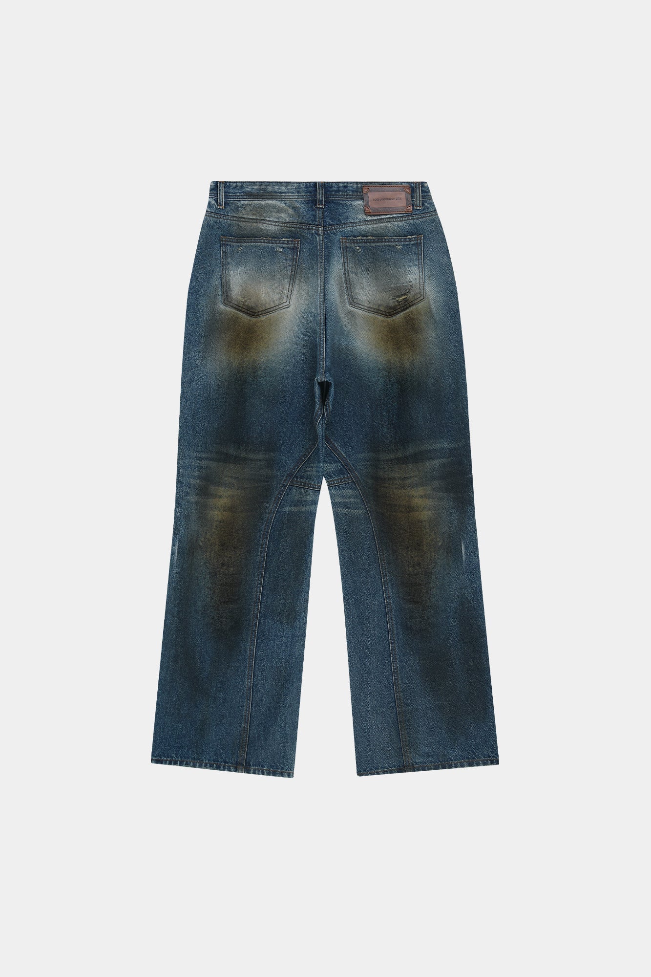 Andersson Bell - Unisex Coated Blue Wide-Leg Jeans (blue) (Blue) product image 11 | TRAB K-Fashion Australia