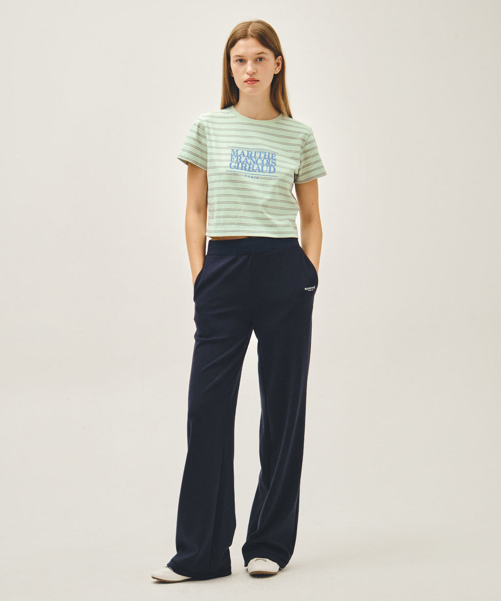 Marithe & Francois Girbaud - Classic Logo Crop Tee (Light Mint) product image 5 | TRAB K-Fashion Australia