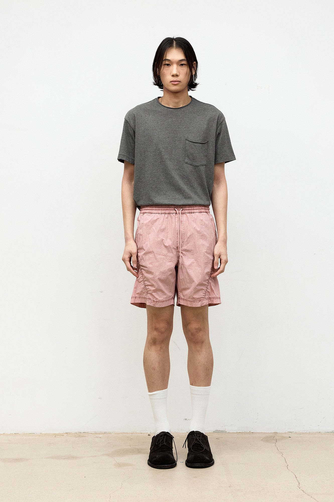 Coor - Low Cut Regular Fit T-Shirt (Charcoal) product image 2 | TRAB K-Fashion Australia