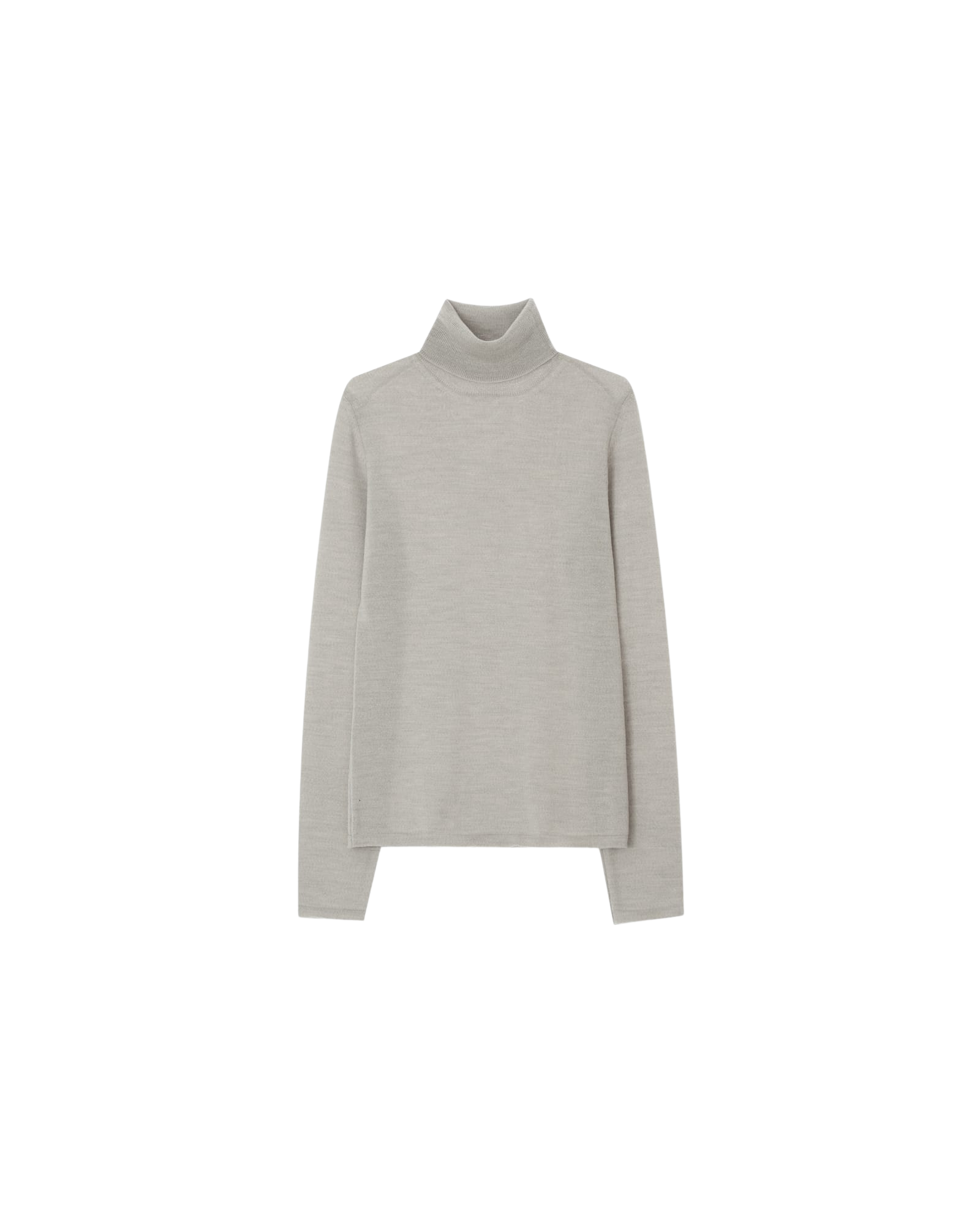 Kimhe Kim - Turtle Neck Sweater (Light Melange Grey) product image 4 | TRAB K-Fashion Australia