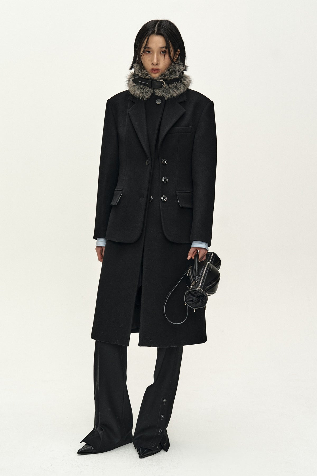 Andersson Bell - Blazer Layered 26 Coat (Black) product image 4 | TRAB K-Fashion Australia
