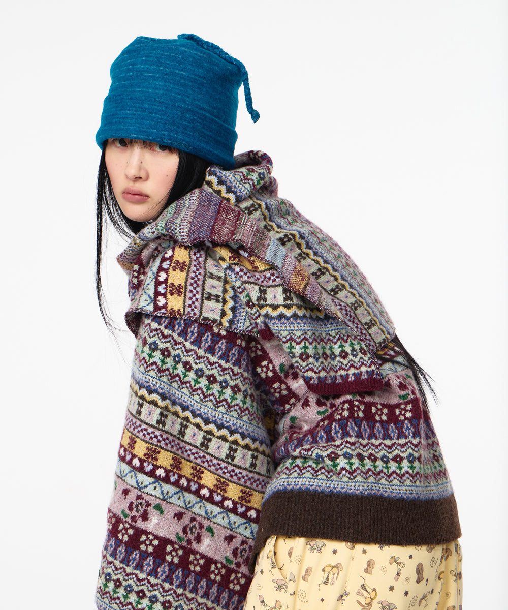 Coyseio - Cottage Knit Cardigan (Brown) product image 4 | TRAB K-Fashion Australia