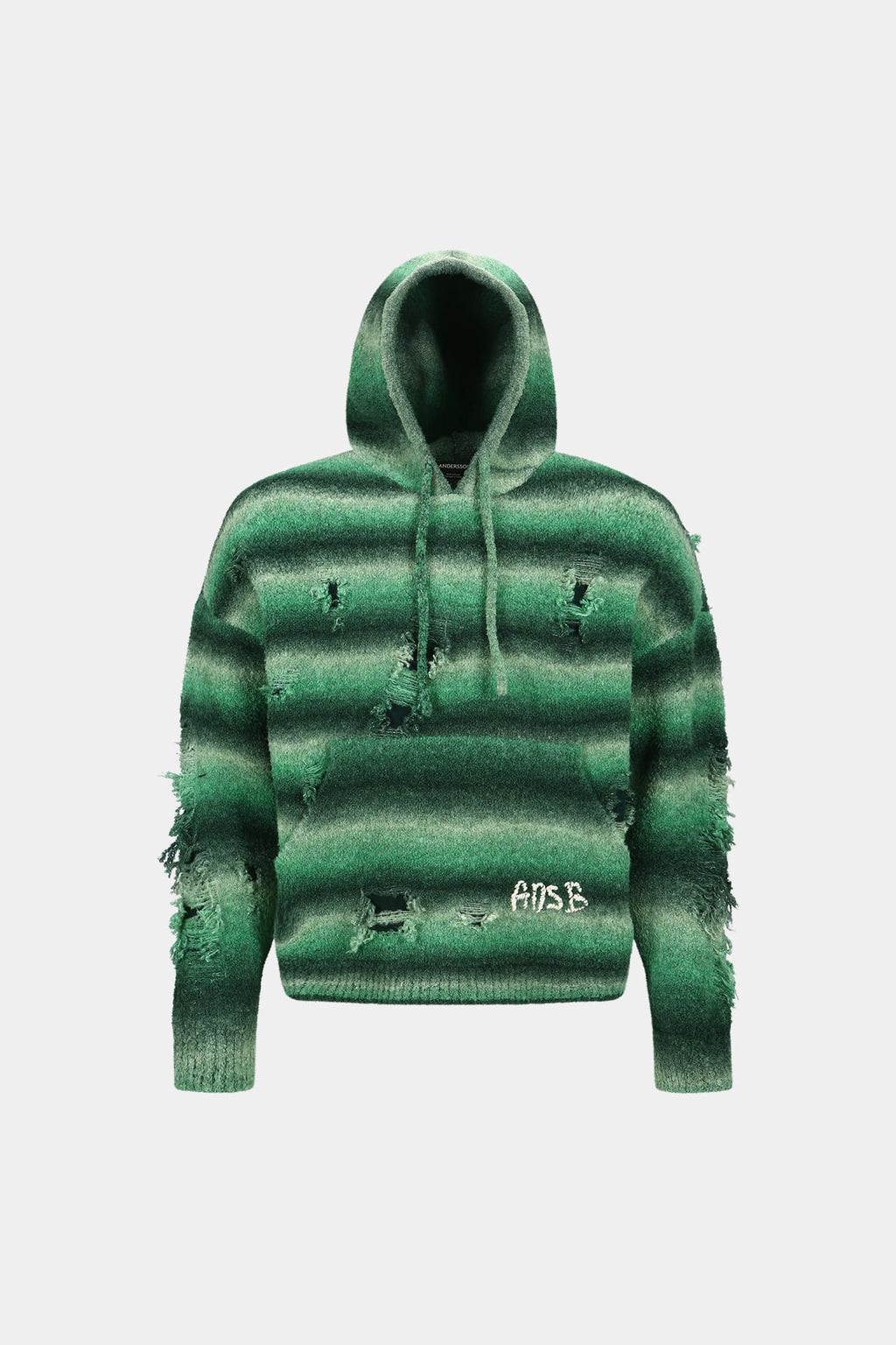 Andersson Bell - Unisex Gradient Distressed Hoodie (Green) product image 20 | TRAB K-Fashion Australia