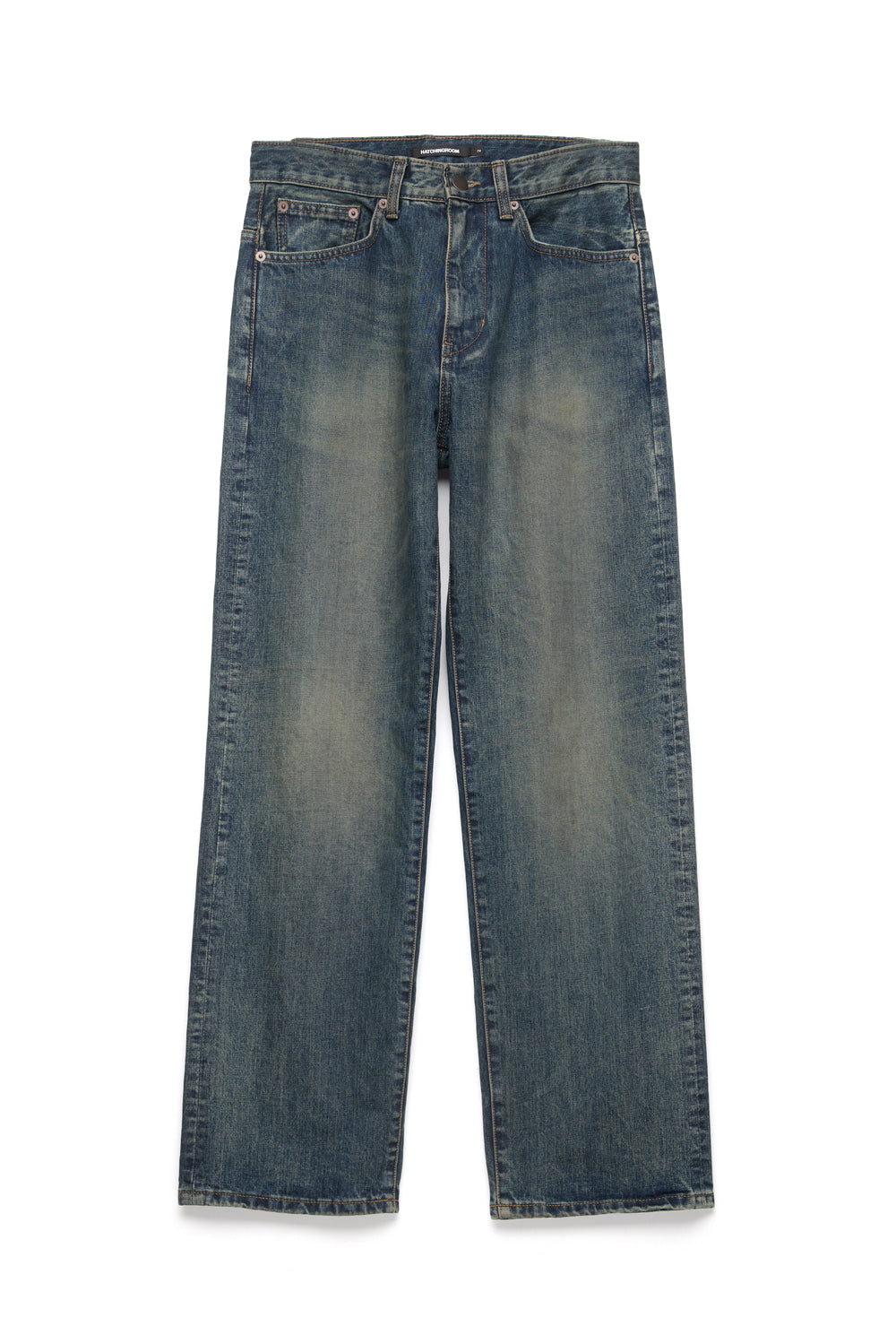 Hatchingroom - Straight Jeans (Mud Blue) product image 1 | TRAB K-Fashion Australia