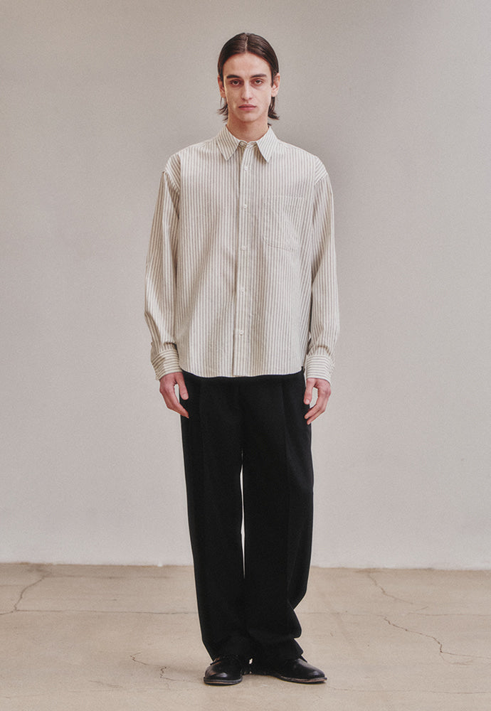 Art if acts - Stripe Shirt (Ivory) product image 2 | TRAB K-Fashion Australia